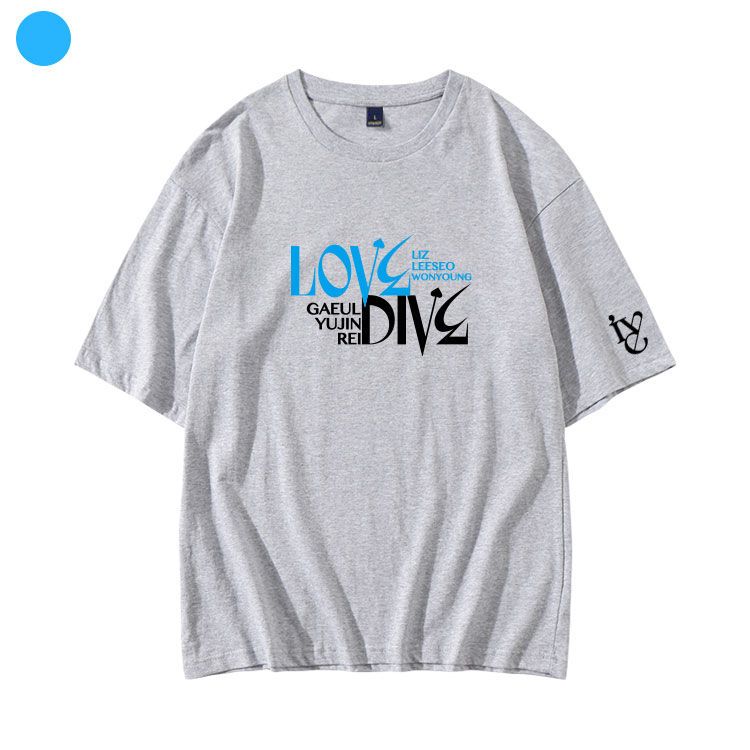 T-SHIRTS 100 % COTON IVE MERCH LOVE DIVE (différentes couleurs)