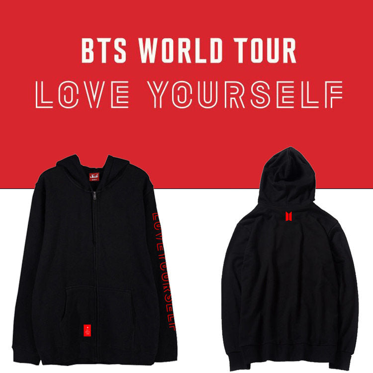 Sweat à capuche BTS World Tour Love Yourself
