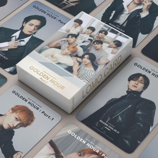 CARTES PHOTO ATEEZ GOLDEN HOUR Partie 1 55 pièces