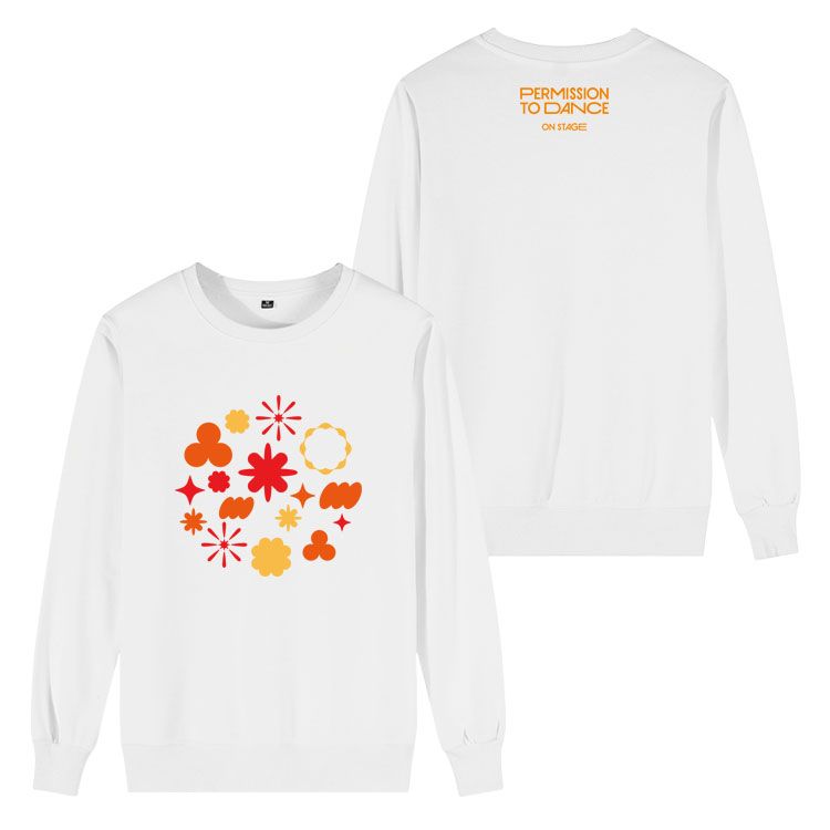 Sweat à capuche BTS PERMISSION TO DANCE (noir/blanc)