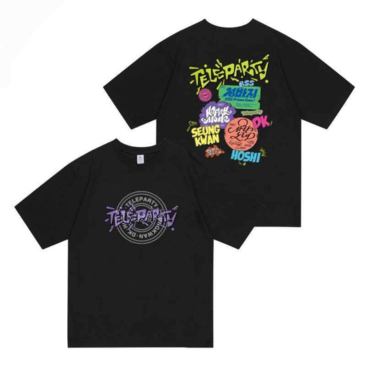 T-SHIRT SEVENTEEN MERCH BSS TELEPARTY 2025 100% COTON (différentes couleurs)