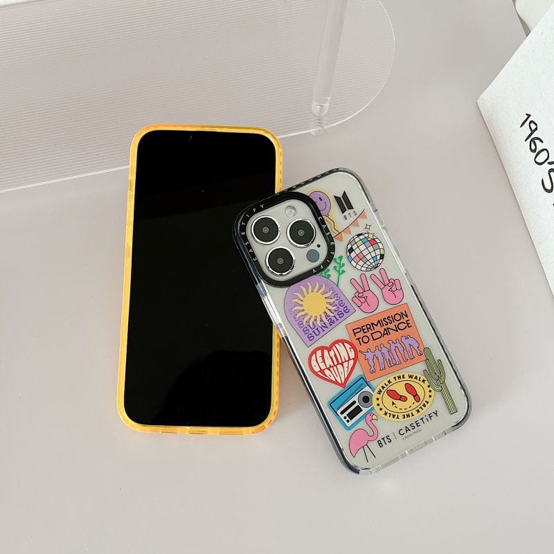 COQUES DE TÉLÉPHONE PORTABLE BTS PERMISSION TO DANCE - IPHONE DIFFÉRENTS MODÈLES !