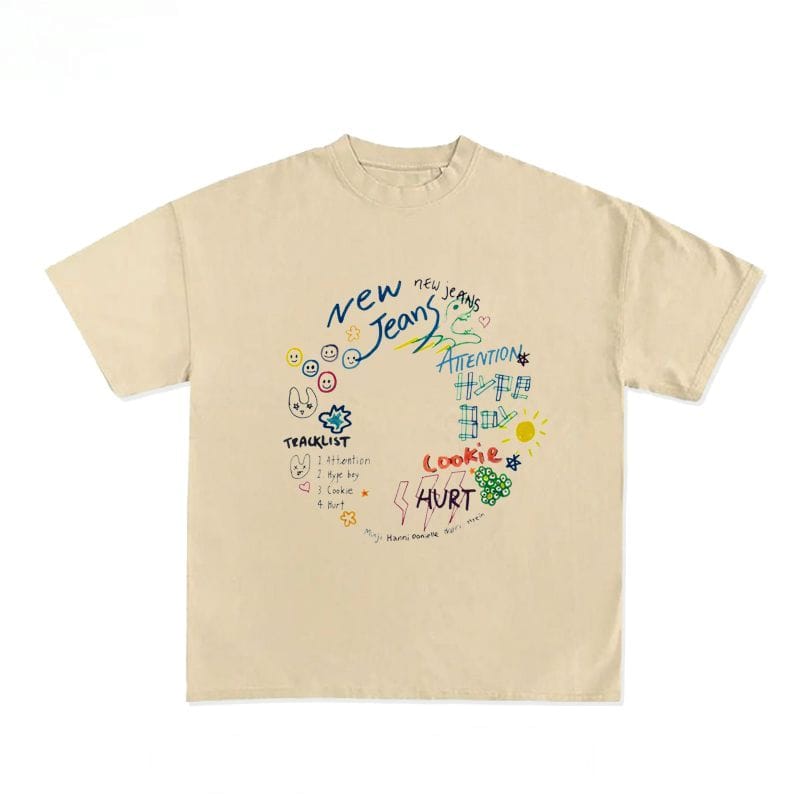 T-SHIRT NEWJEANS 100% COTON