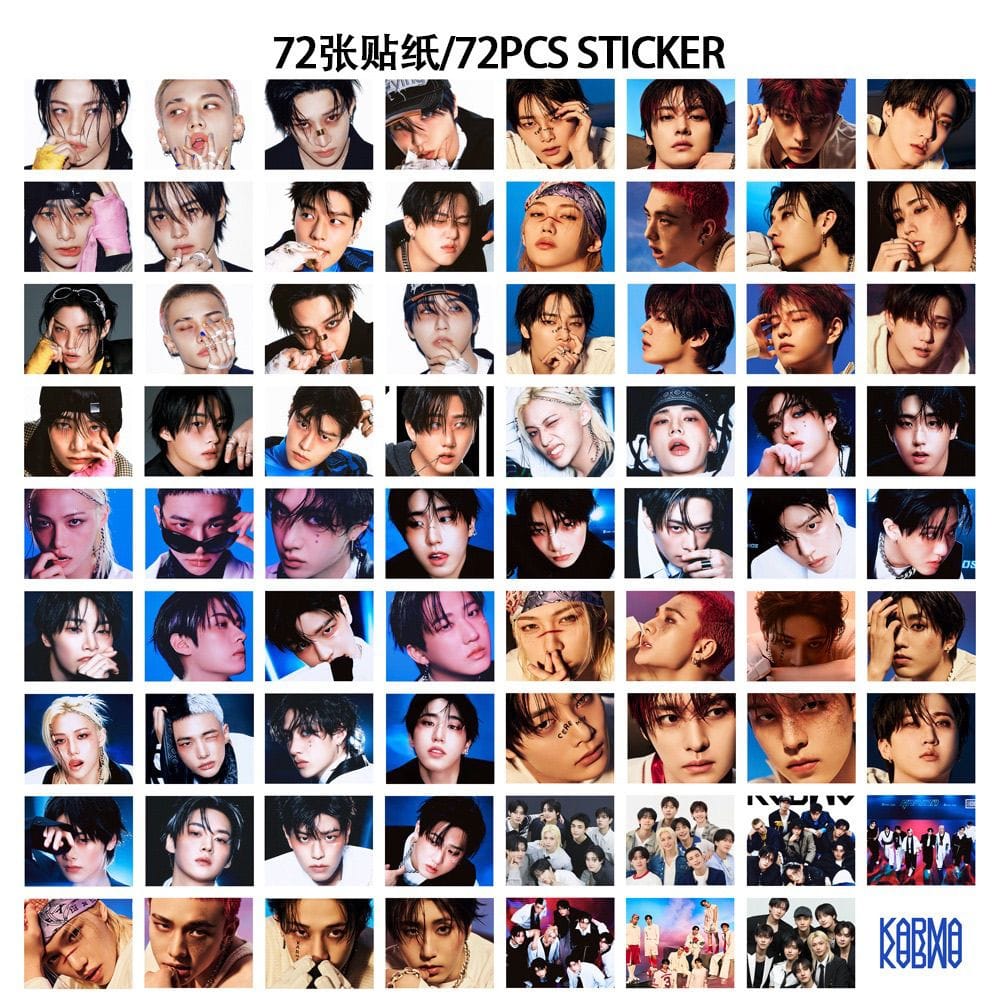 CARTES PHOTO STRAY KIDS KARMA 127 PIÈCES (55 cartes + 72 autocollants)