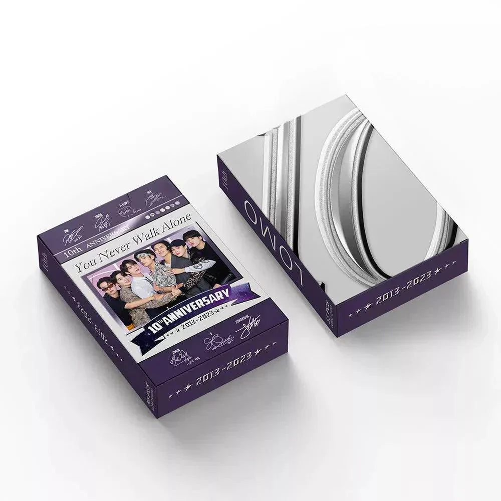 CARTES PHOTO BTS 10E ANNIVERSAIRE