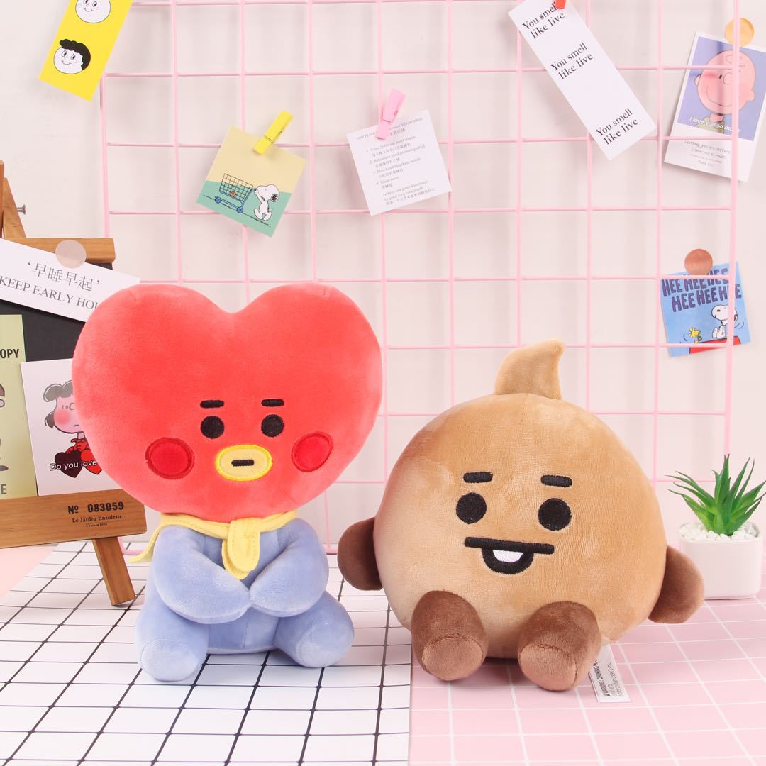 PELUCHES BT21 VERSION BÉBÉ (18 à 24 cm)