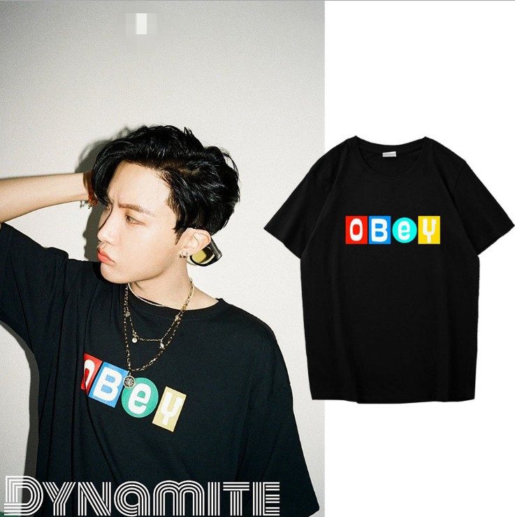 T-shirt J-Hope Obey Dynamite 100% coton
