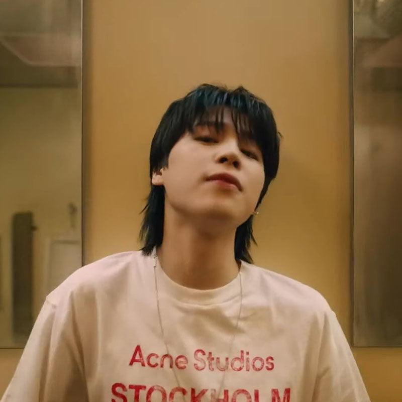 T-SHIRT JIMIN FACE COMME UN FOU 100% COTON