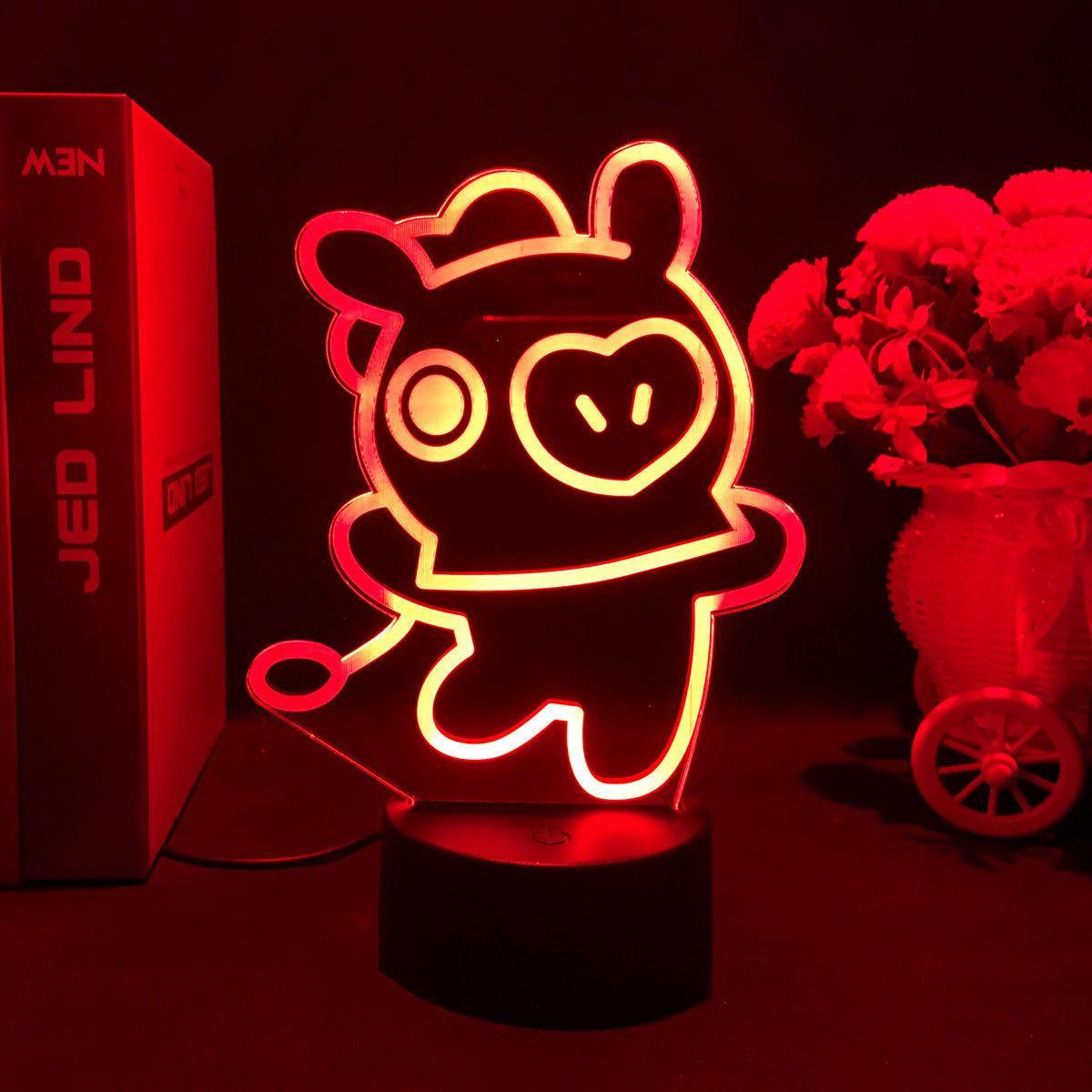 LAMPE LED BT21 À CHANGEMENT DE COULEUR (16 COULEURS) AVEC TÉLÉCOMMANDE