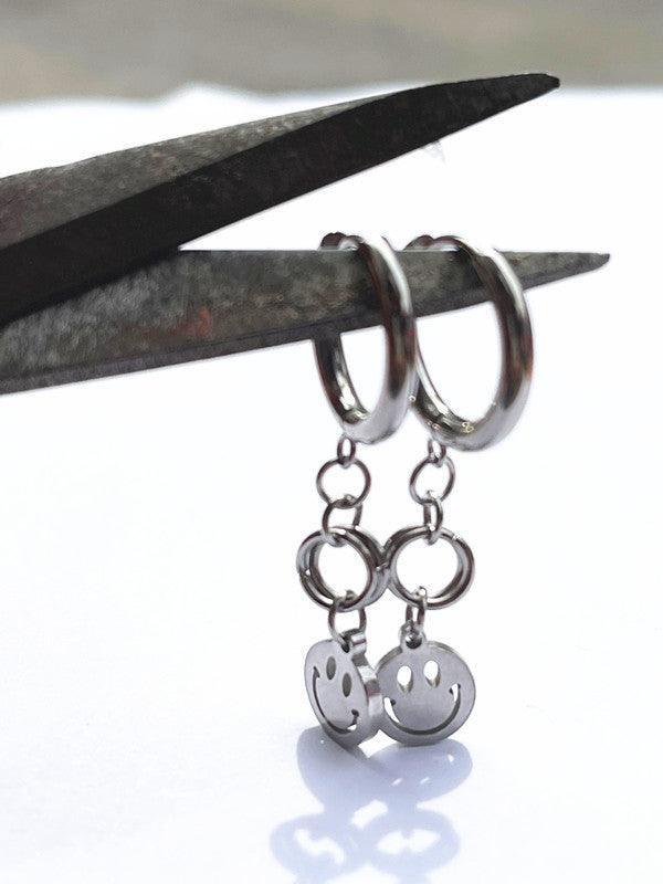 BOUCLES D'OREILLES EN ACIER INOXYDABLE HYUNJIN STRAY KIDS