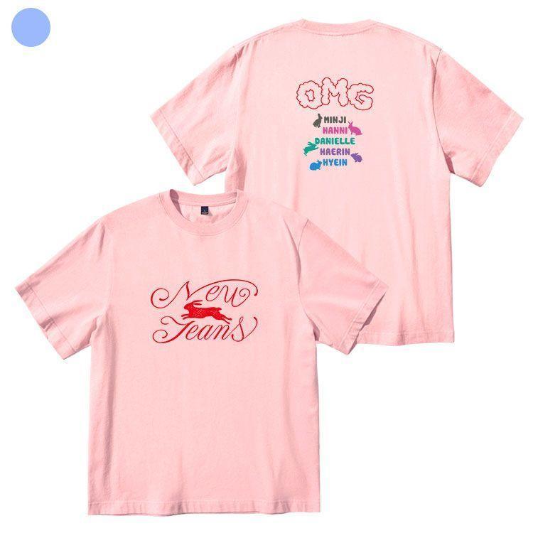 T-SHIRTS NEWJEANS OMG 100% COTON