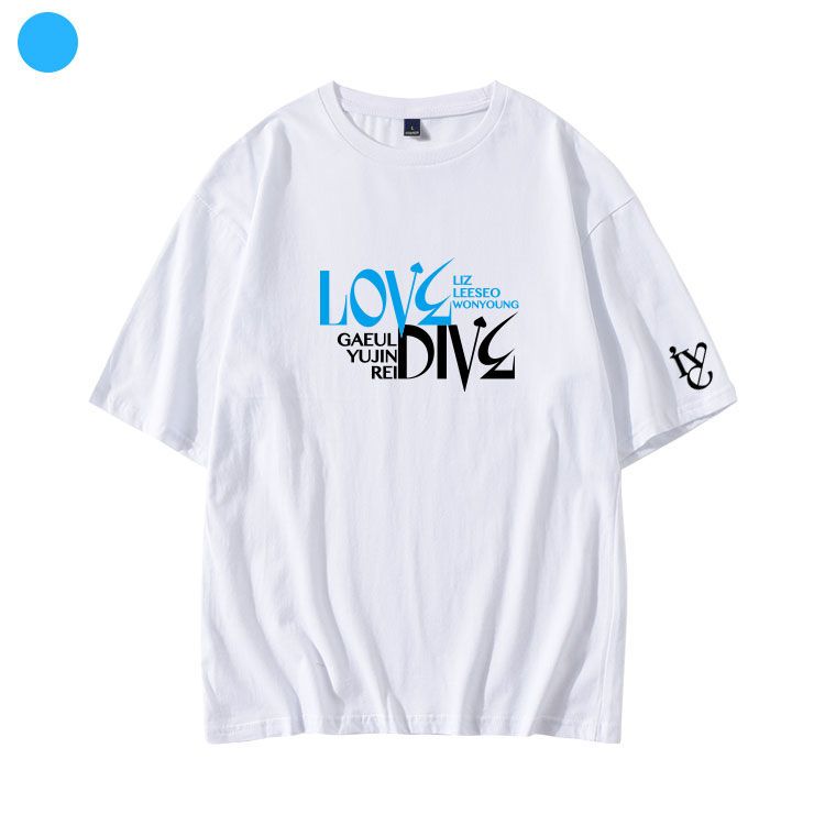 T-SHIRTS 100 % COTON IVE MERCH LOVE DIVE (différentes couleurs)