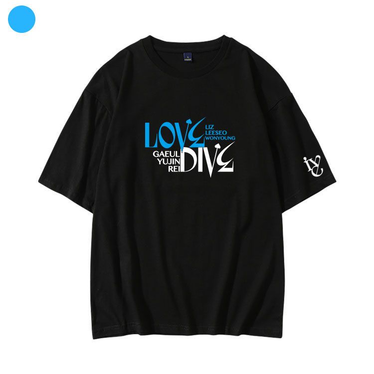 T-SHIRTS 100 % COTON IVE MERCH LOVE DIVE (différentes couleurs)