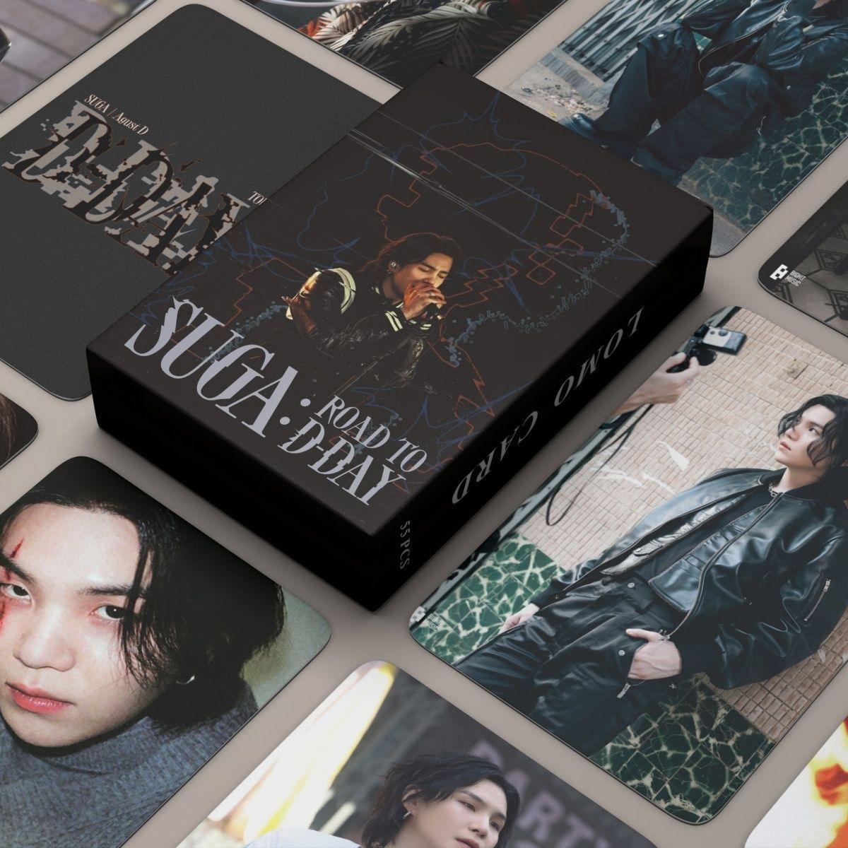 CARTES PHOTO SUGA ROAD TO D'DAY 55 PCS