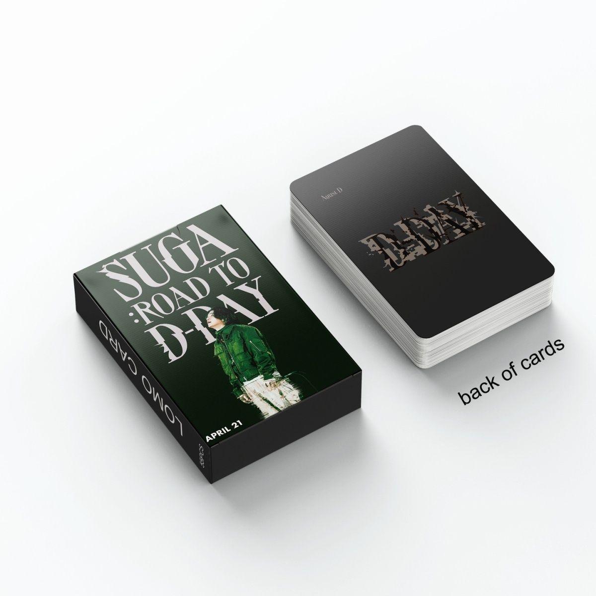 CARTES PHOTO SUGA ROAD TO D'DAY 55 PCS