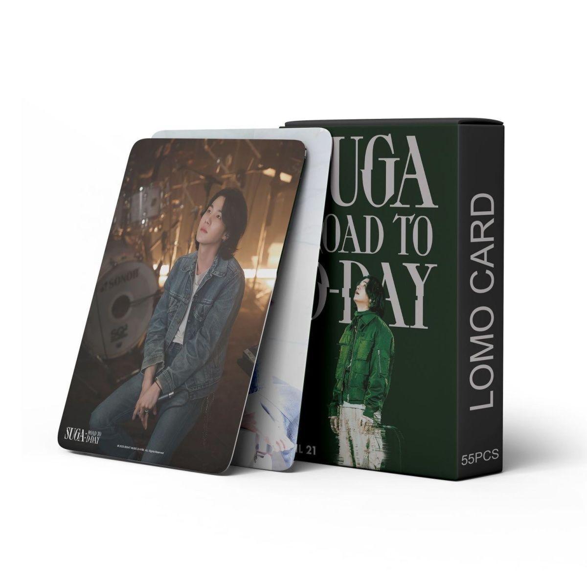 CARTES PHOTO SUGA ROAD TO D'DAY 55 PCS