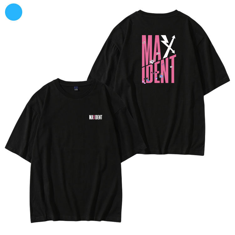 T-SHIRT MAXIDENT STRAY KIDS MERCH 100 % COTON