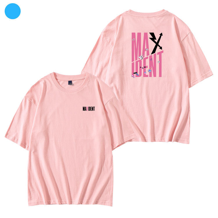 T-SHIRT MAXIDENT STRAY KIDS MERCH 100 % COTON