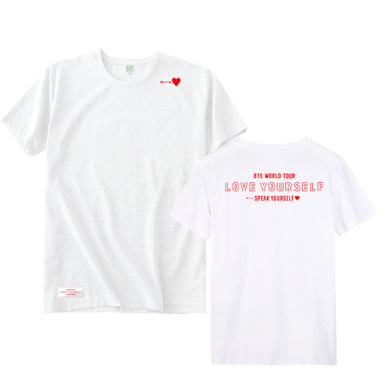 T-SHIRTS BTS WORLD TOUR LY SPEAK YOURSELF 100% COTON