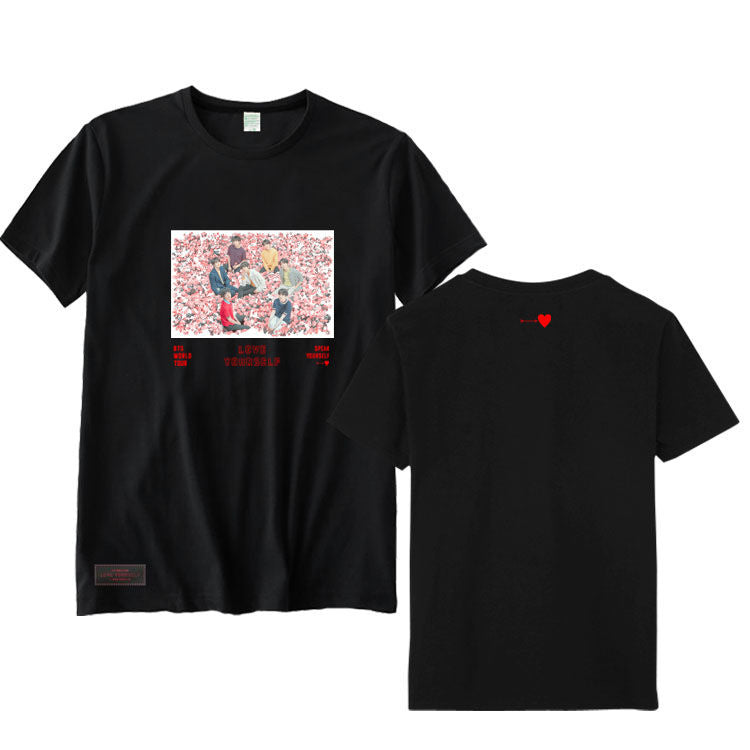 T-SHIRTS BTS WORLD TOUR LY SPEAK YOURSELF 100% COTON