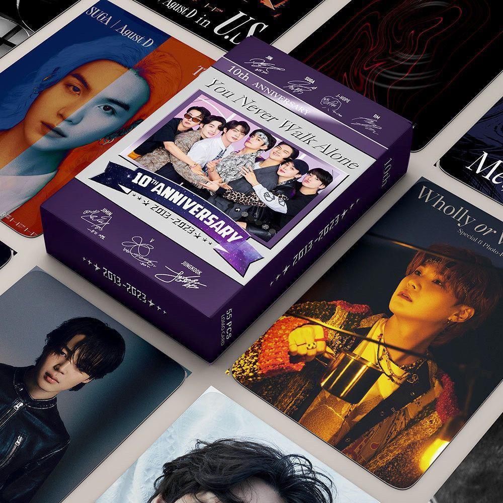 CARTES PHOTO BTS 10E ANNIVERSAIRE