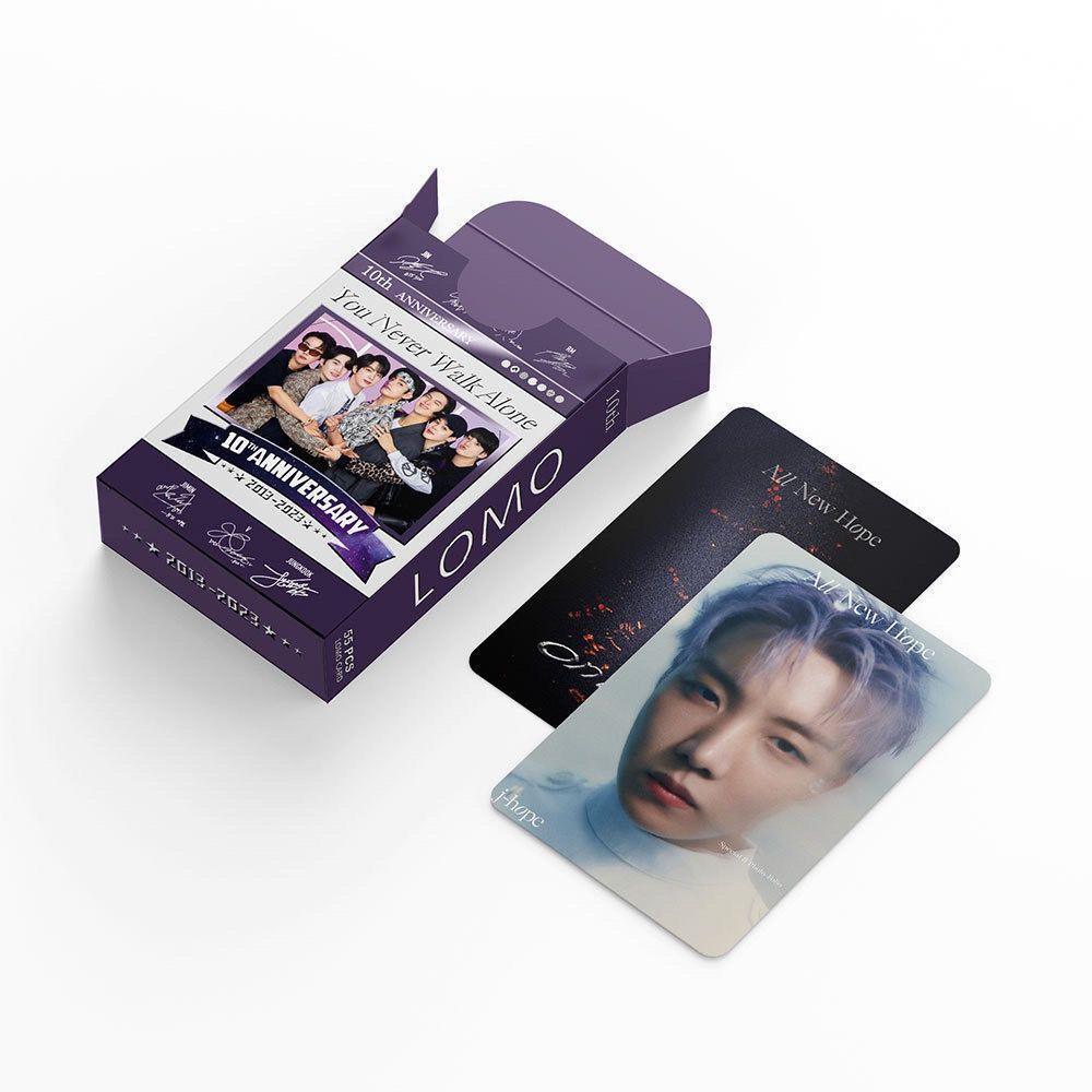 CARTES PHOTO BTS 10E ANNIVERSAIRE