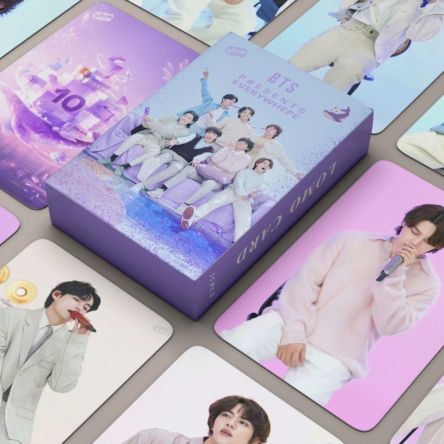 CARTES PHOTO BTS PARTY 2023 10E ANNIVERSAIRE