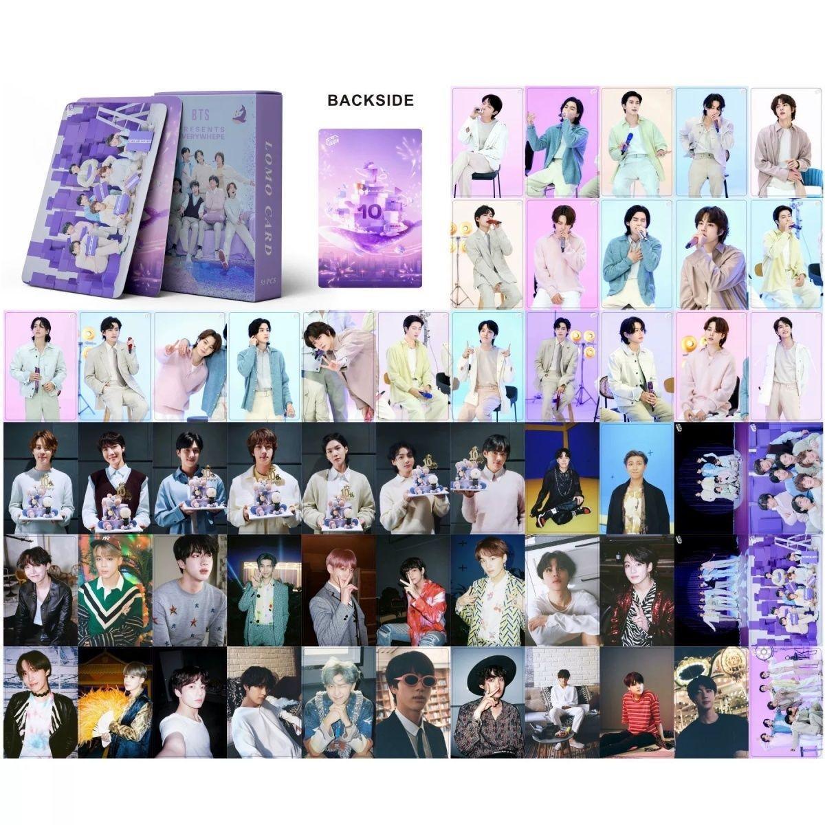 CARTES PHOTO BTS PARTY 2023 10E ANNIVERSAIRE