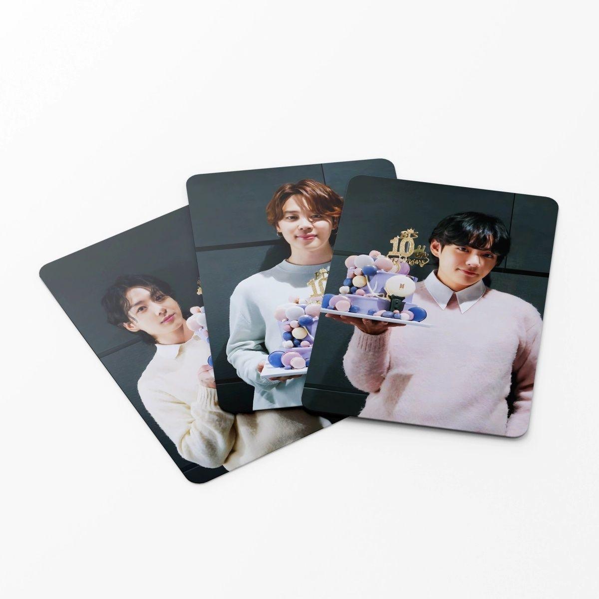 CARTES PHOTO BTS PARTY 2023 10E ANNIVERSAIRE