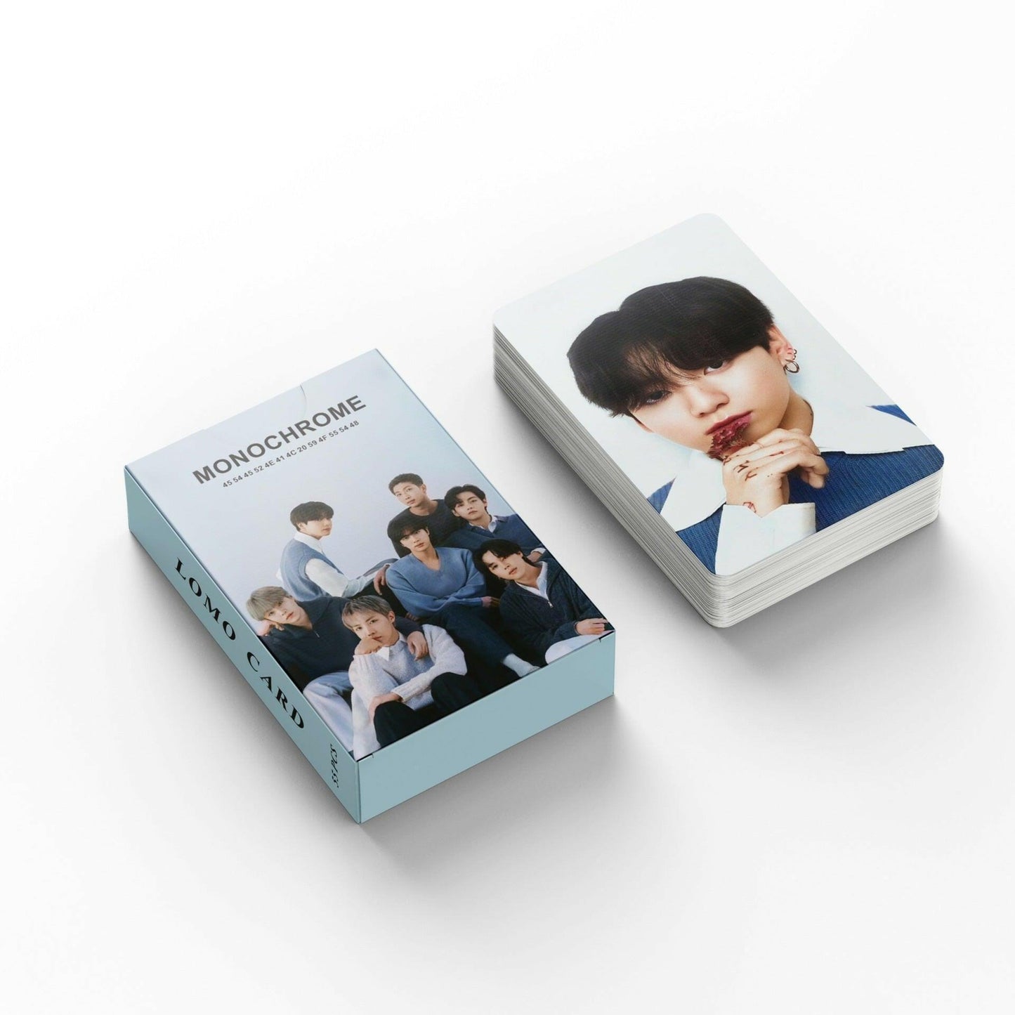 KIT AVEC 54 PHOTOCARTES BTS MONOCHROME