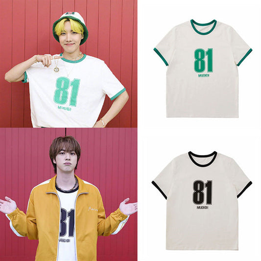 T-shirts Butter BTS Jin et J-Hope 100% coton