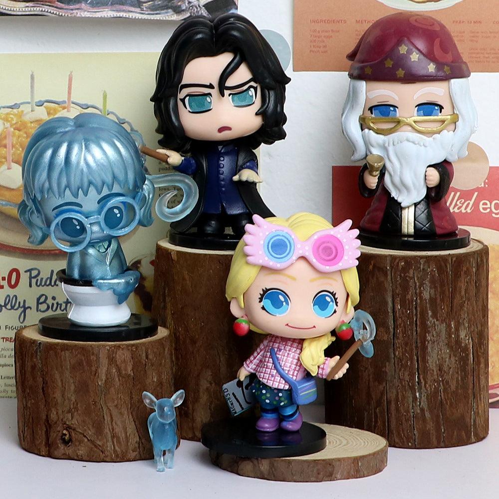 KIT FIGURINES HARRY POTTER 8 PIÈCES