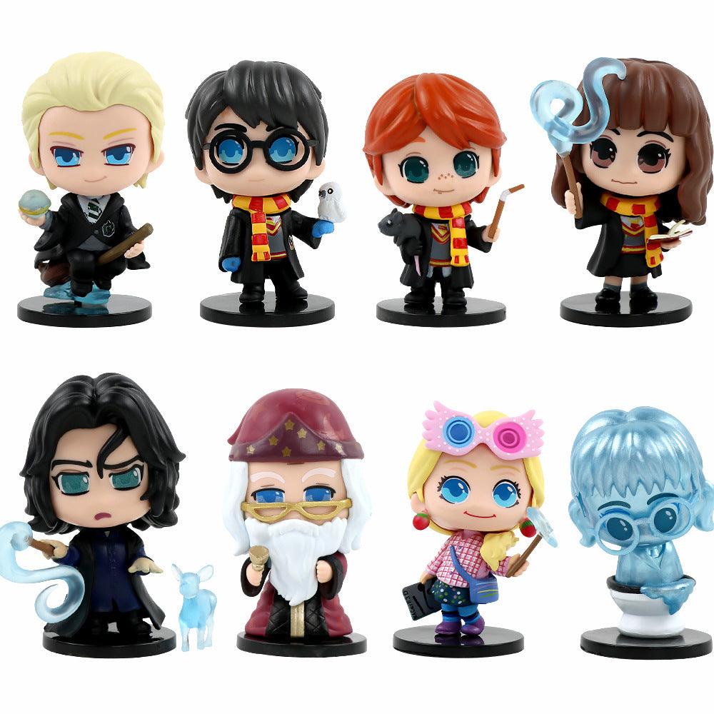 KIT FIGURINES HARRY POTTER 8 PIÈCES