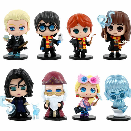 KIT FIGURINES HARRY POTTER 8 PIÈCES