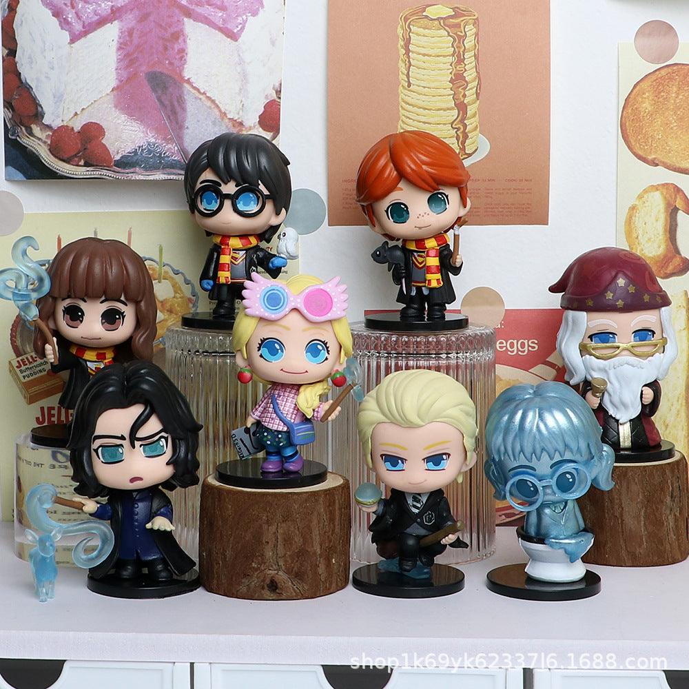 KIT FIGURINES HARRY POTTER 8 PIÈCES
