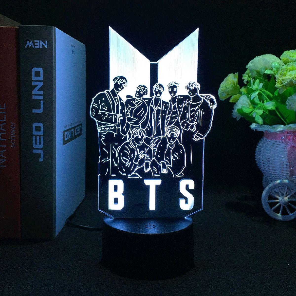 Lampe LED BTS CHANGEANT DE COULEUR (16 COULEURS) AVEC TÉLÉCOMMANDE