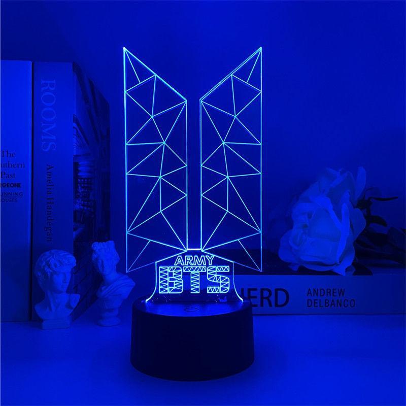 Lampe LED BTS CHANGEANT DE COULEUR (16 COULEURS) AVEC TÉLÉCOMMANDE
