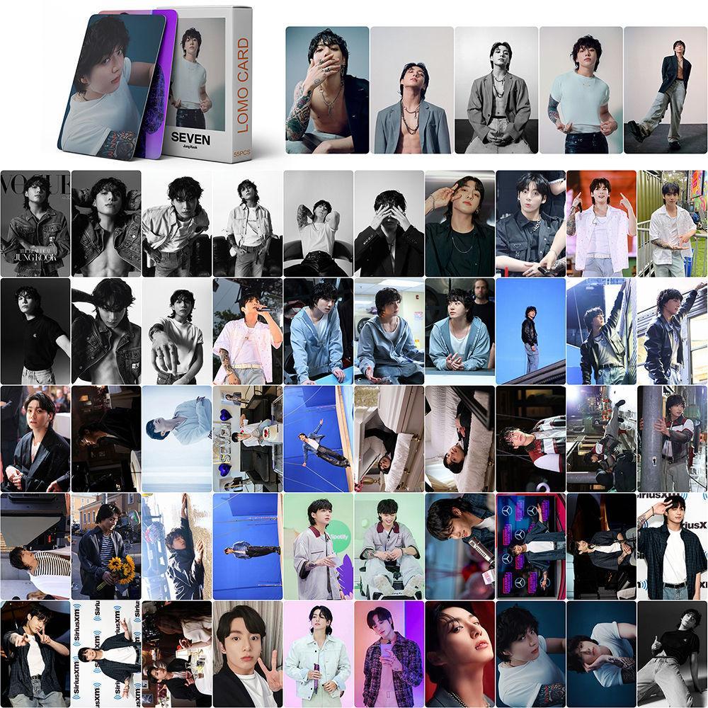 CARTES PHOTO JUNGKOOK SEVEN 55 PCS