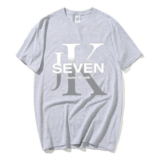 T-SHIRTS BTS JUNGKOOK SEVEN 100% COTON (différentes couleurs)