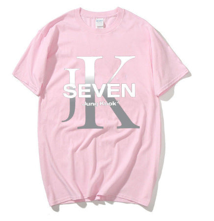 T-SHIRTS BTS JUNGKOOK SEVEN 100% COTON (différentes couleurs)