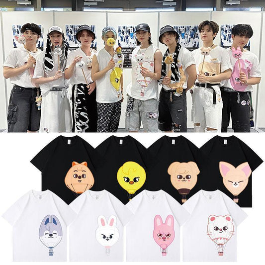 T-SHIRTS STRAY KIDS SKZOO 100 % COTON