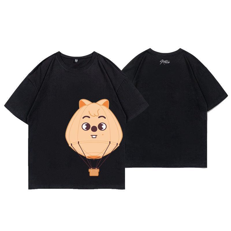 T-SHIRTS STRAY KIDS SKZOO 100 % COTON