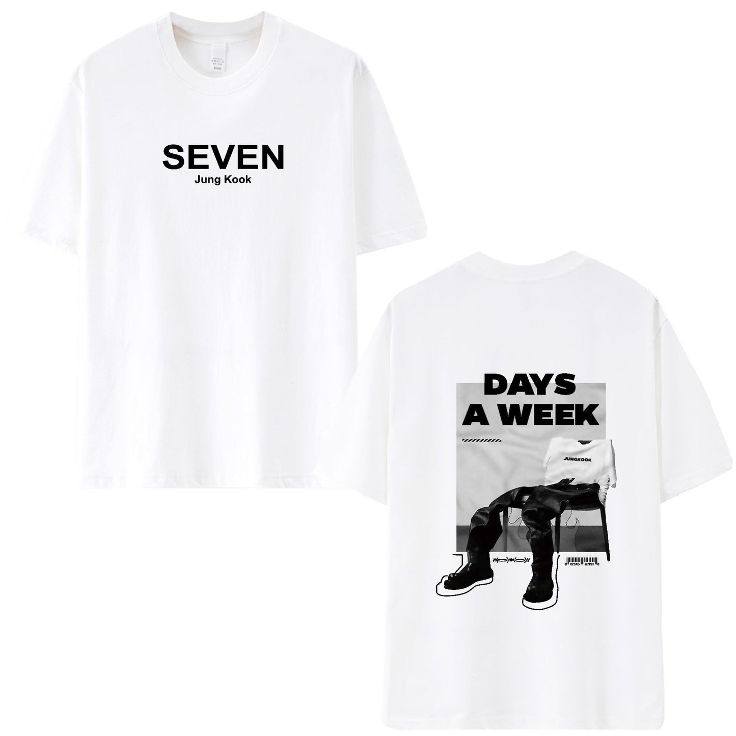 T-SHIRT SEVEN JUNGKOOK 100% COTON
