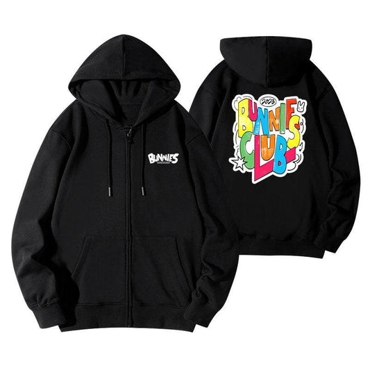 SWEAT À CAPUCHE NEWJEANS BUNNIES CLUB