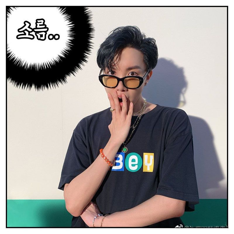 T-shirt J-Hope Obey Dynamite 100% coton