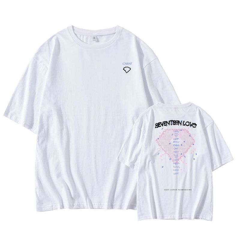 T-SHIRTS D'AMOUR SEVENTEEN MERCH 100 % COTON