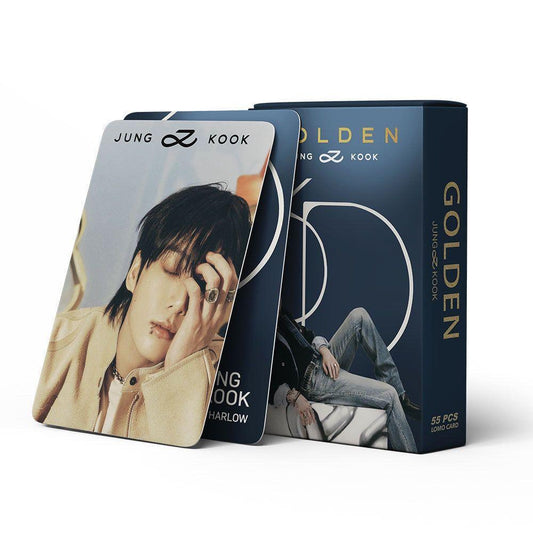 CARTES PHOTO JUNGKOOK GOLDEN 55 PCS