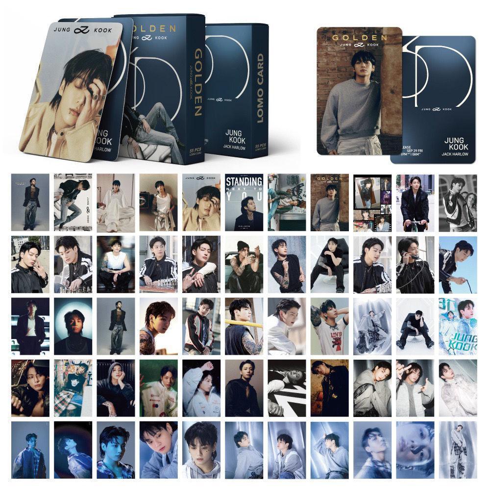 CARTES PHOTO JUNGKOOK GOLDEN 55 PCS