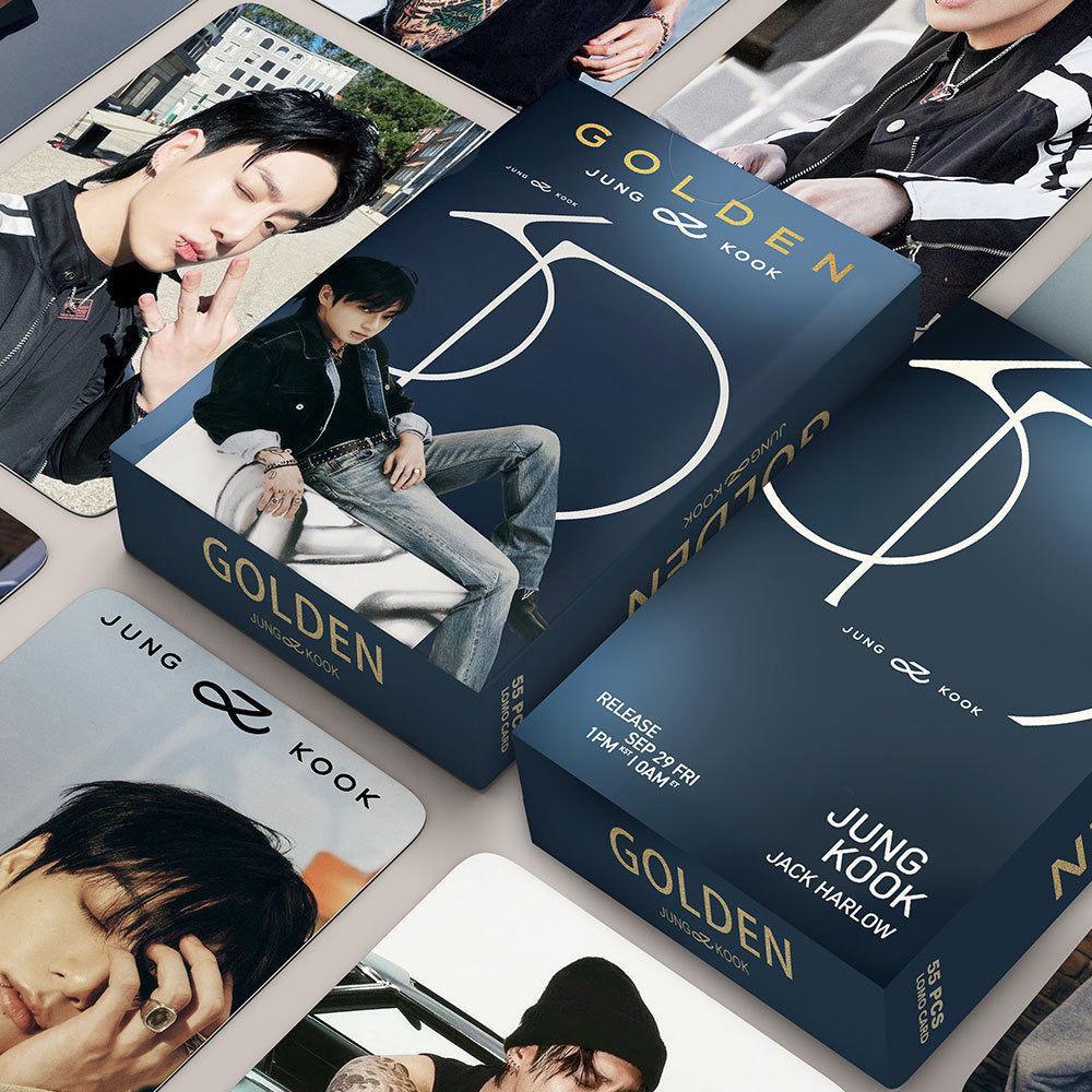 CARTES PHOTO JUNGKOOK GOLDEN 55 PCS