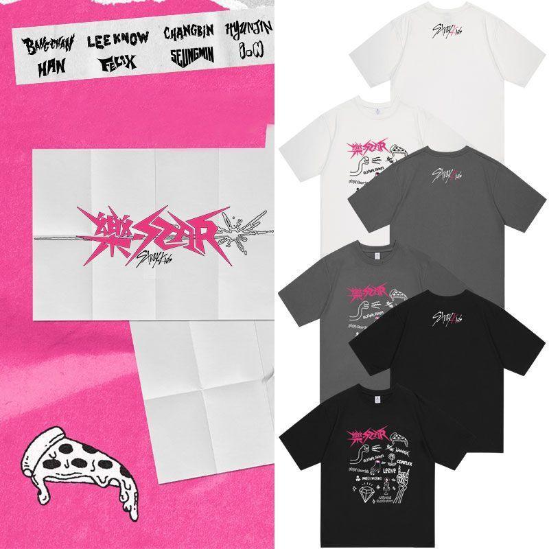 T-SHIRT STRAY KIDS 樂-STAR 100% COTON (différentes couleurs)